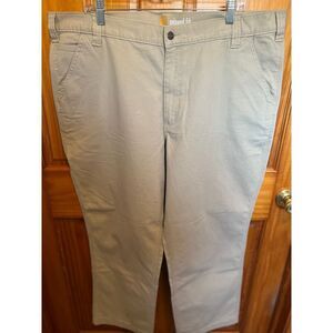 Carhartt Relaxed Fit Khaki Work Pants Casual Chinos Workwear 42x30‎